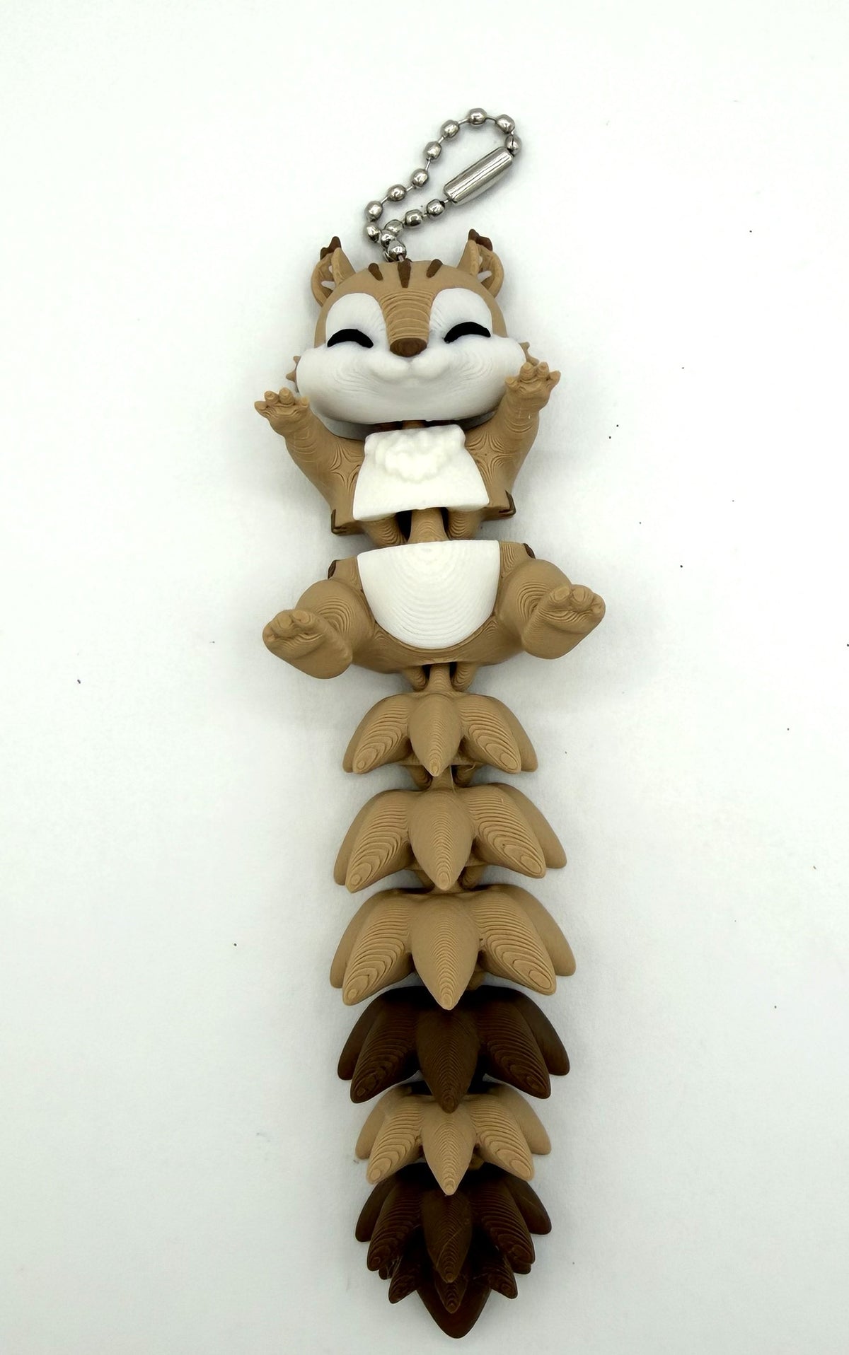 Fluffy Cute Flexi Squirrel - Articulated Toy / Keychain