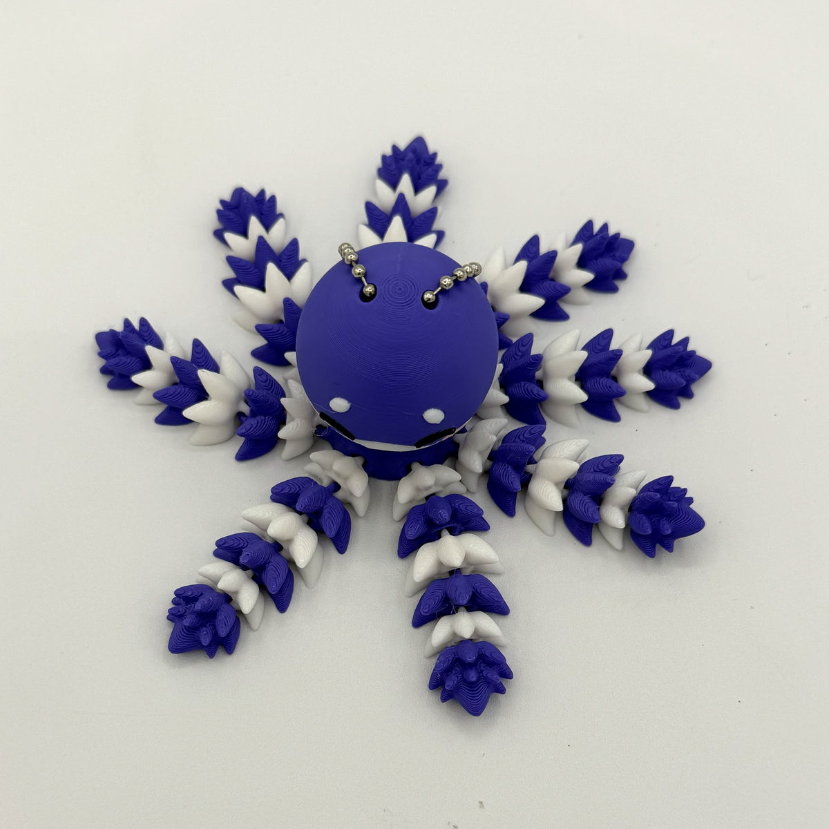 Fluffy OCTOPUS - Articulated Toy, Keychain