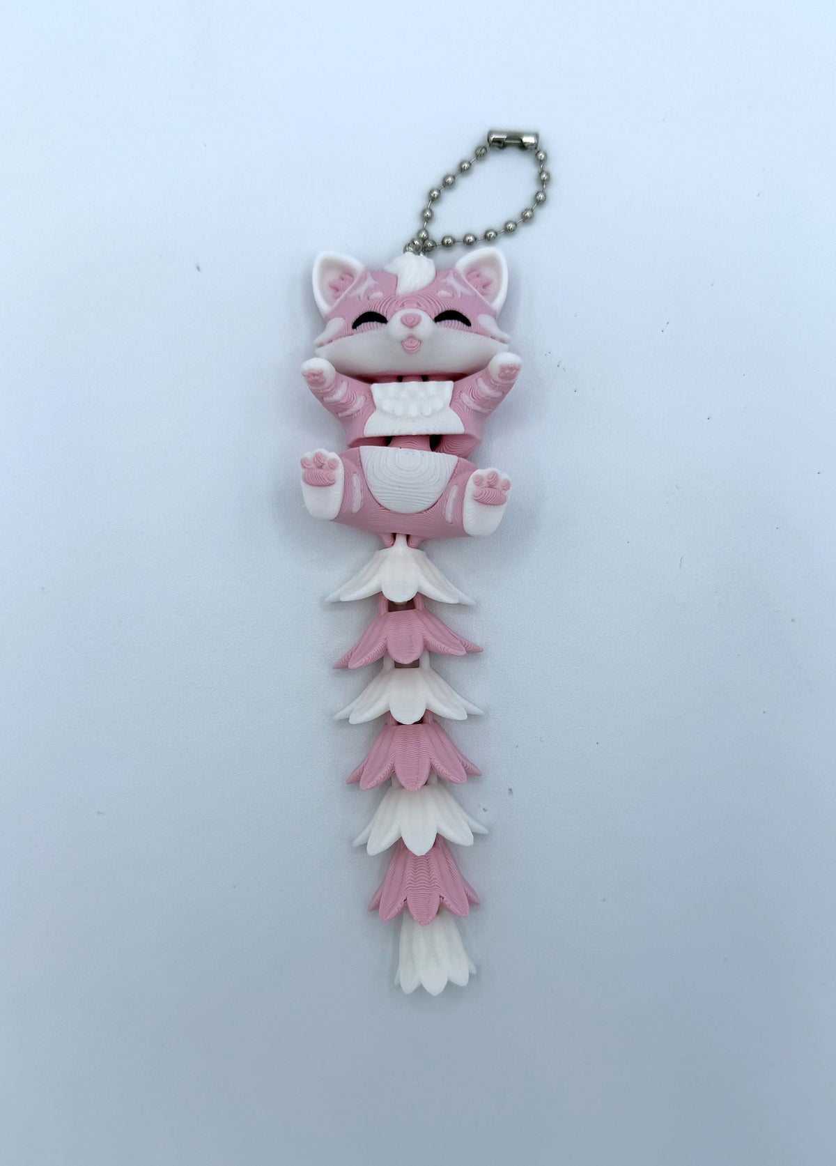 Fluffy Tail cute cat Toy / Keychain