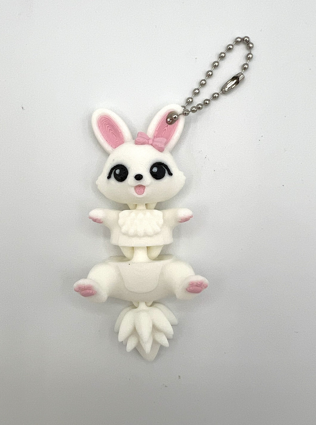 Cute Flexi Easter Bunny - Articulated Toy / Keychain
