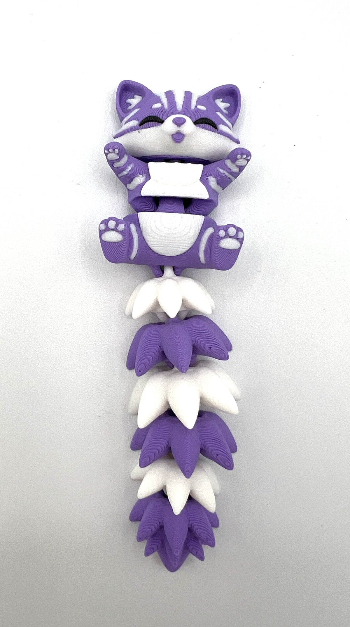 Fluffy Tail cute cat Toy / Keychain