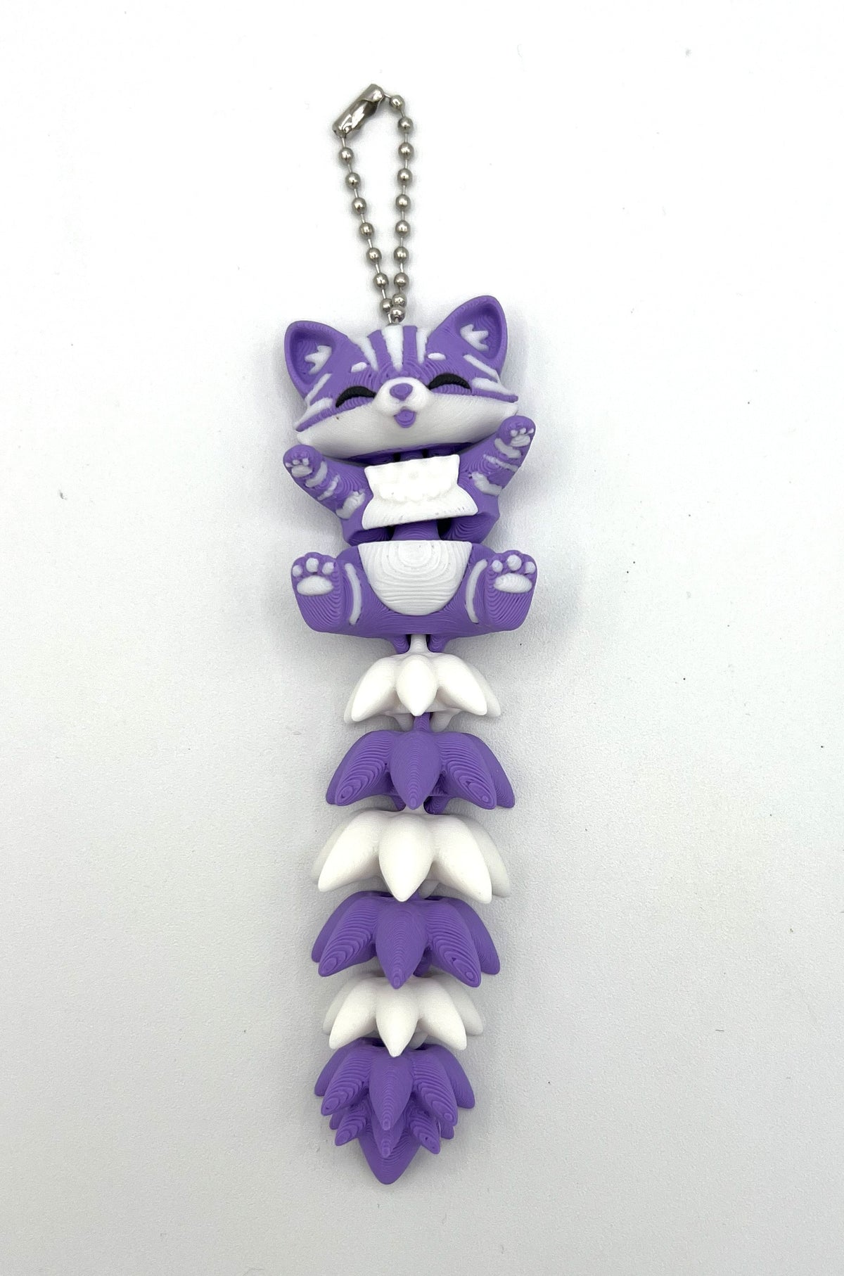 Fluffy Tail cute cat Toy / Keychain