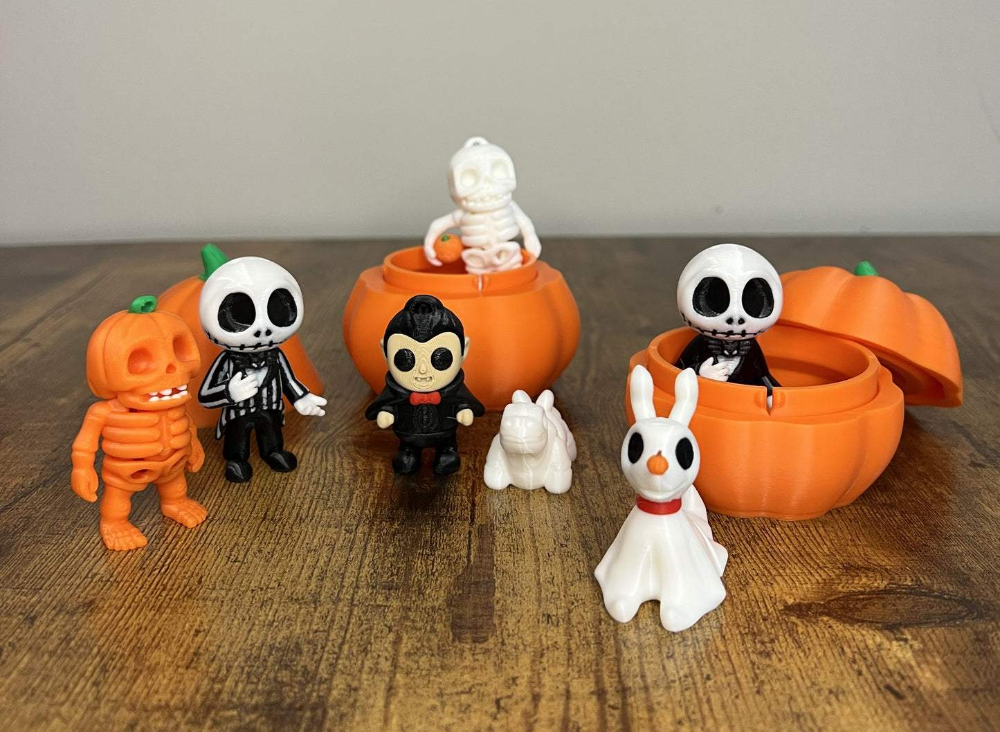 Halloween Collection/ 3D Printed Fun Toy Keychain Gift/ Trick or Treating toys