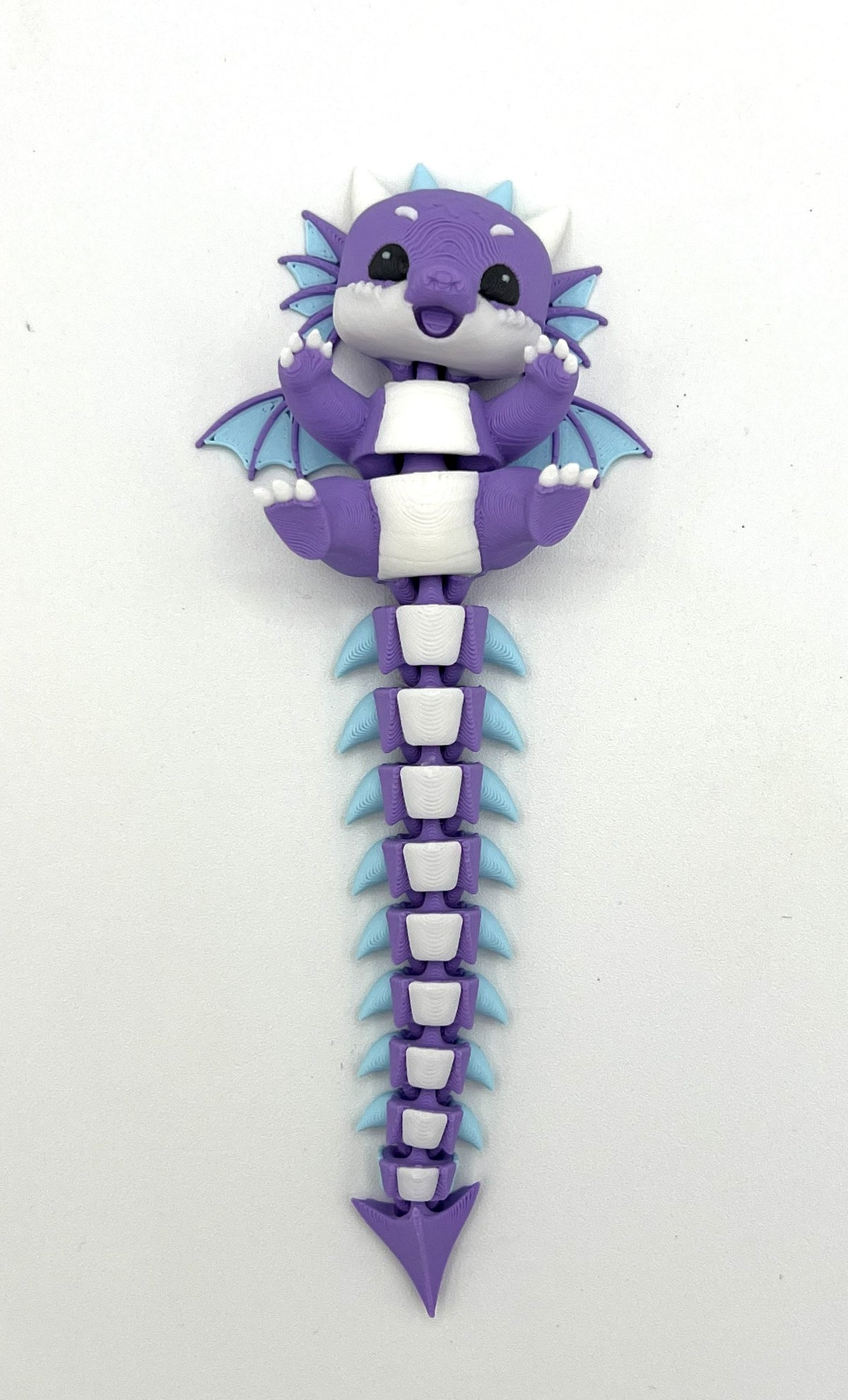 Fluffy Tail Cute Flexi Baby Dragon Toy / Keychain