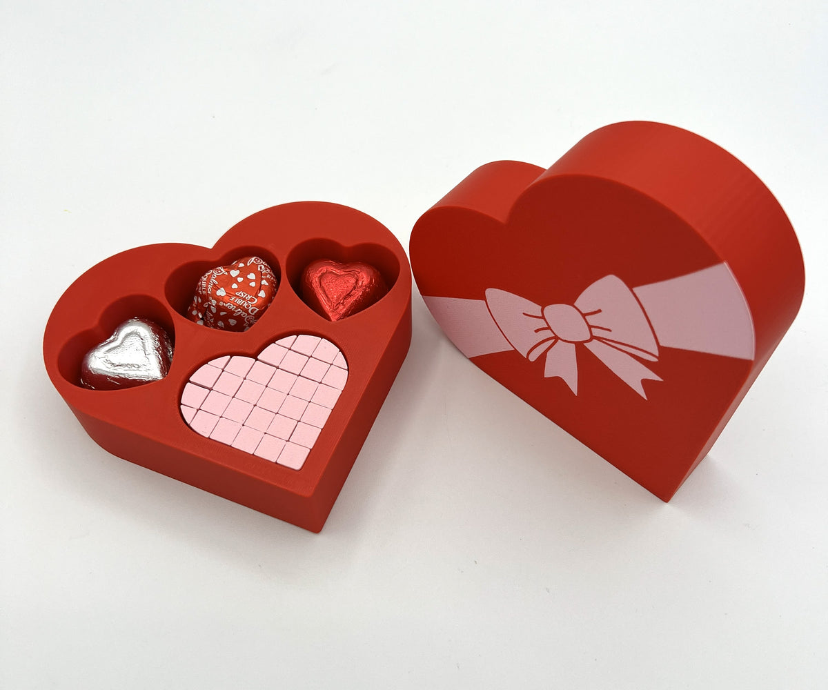 Valentines Gift Box/ 3D Printer/ Fidget Toy/ Perfect Gifts/ Heart