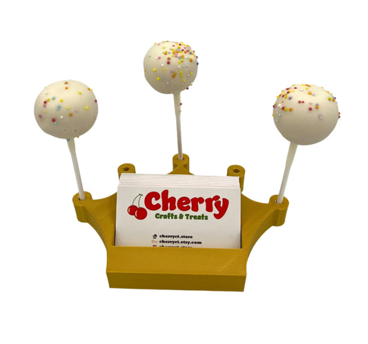 Cake pop Stand #31 - Crown Card