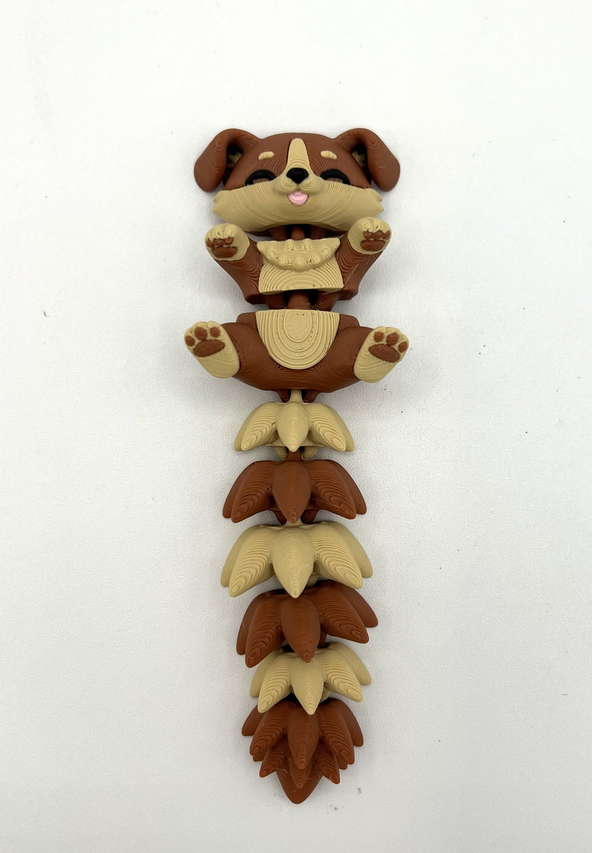 Cute Flexi Puppy - Articulated Toy / Keychain