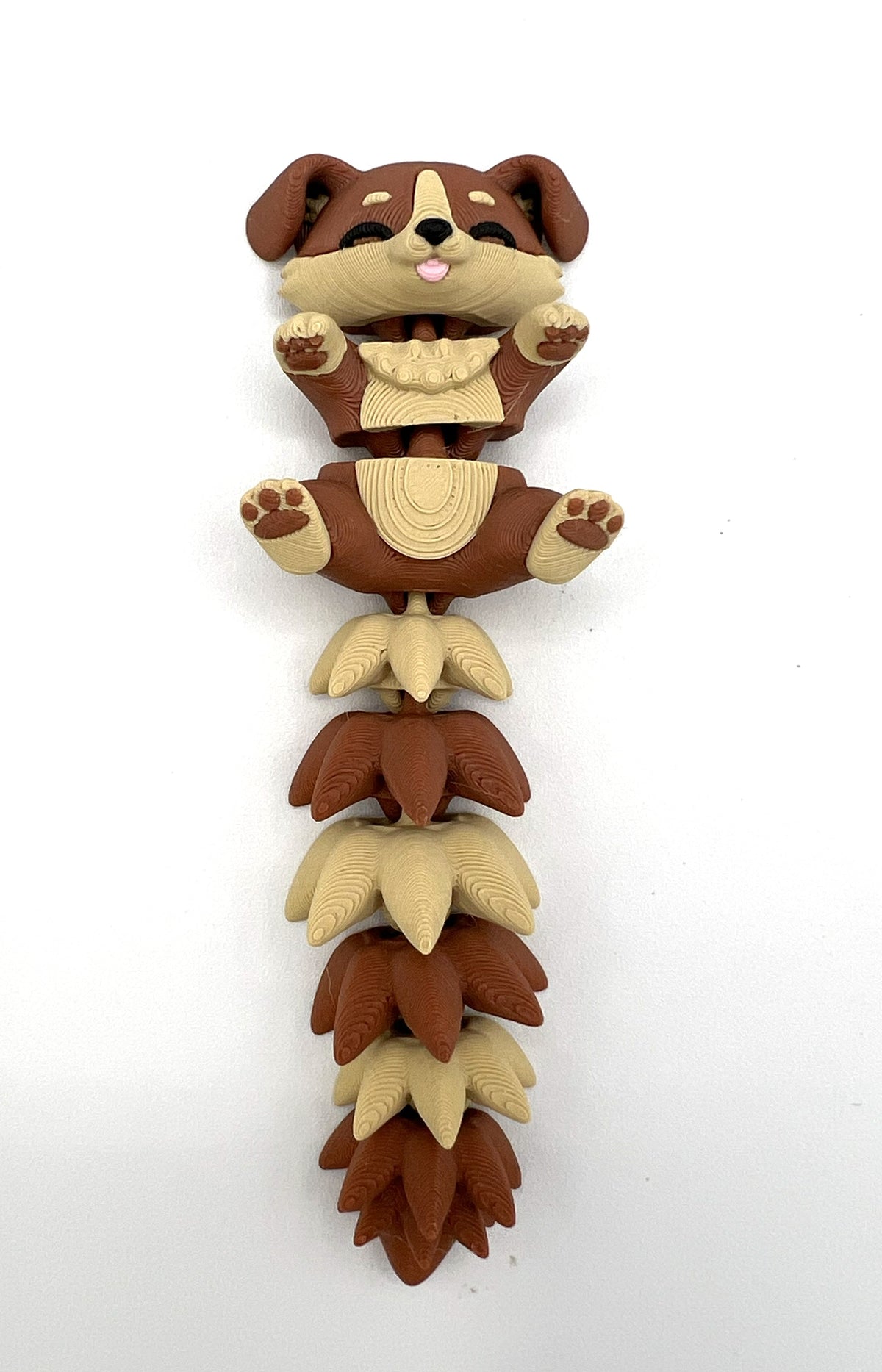 Cute Flexi Puppy - Articulated Toy / Keychain