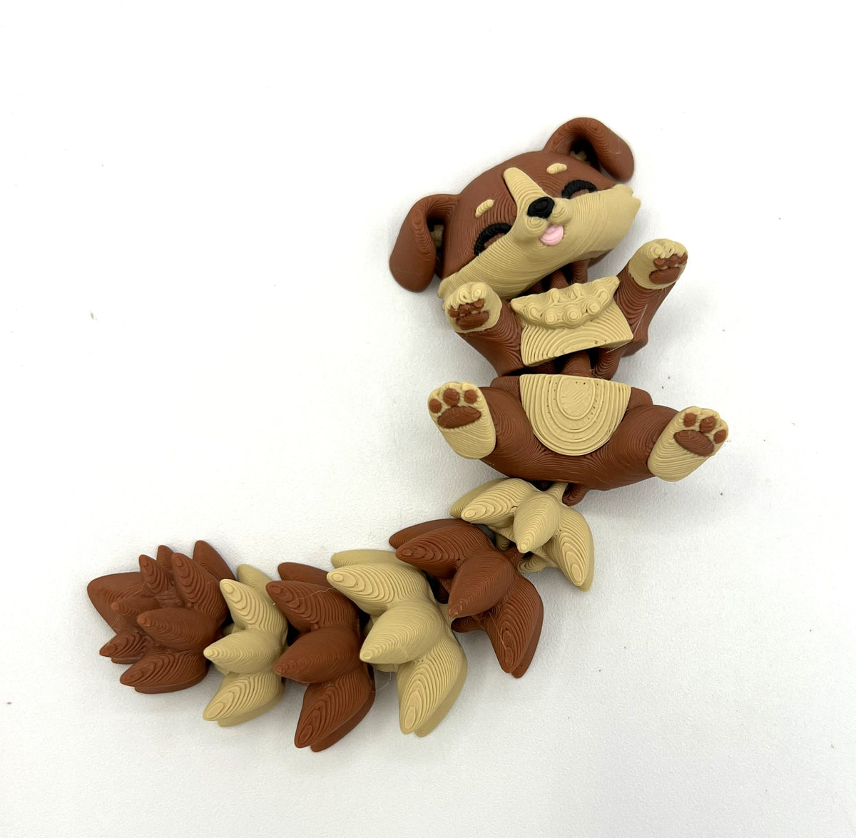 Cute Flexi Puppy - Articulated Toy / Keychain