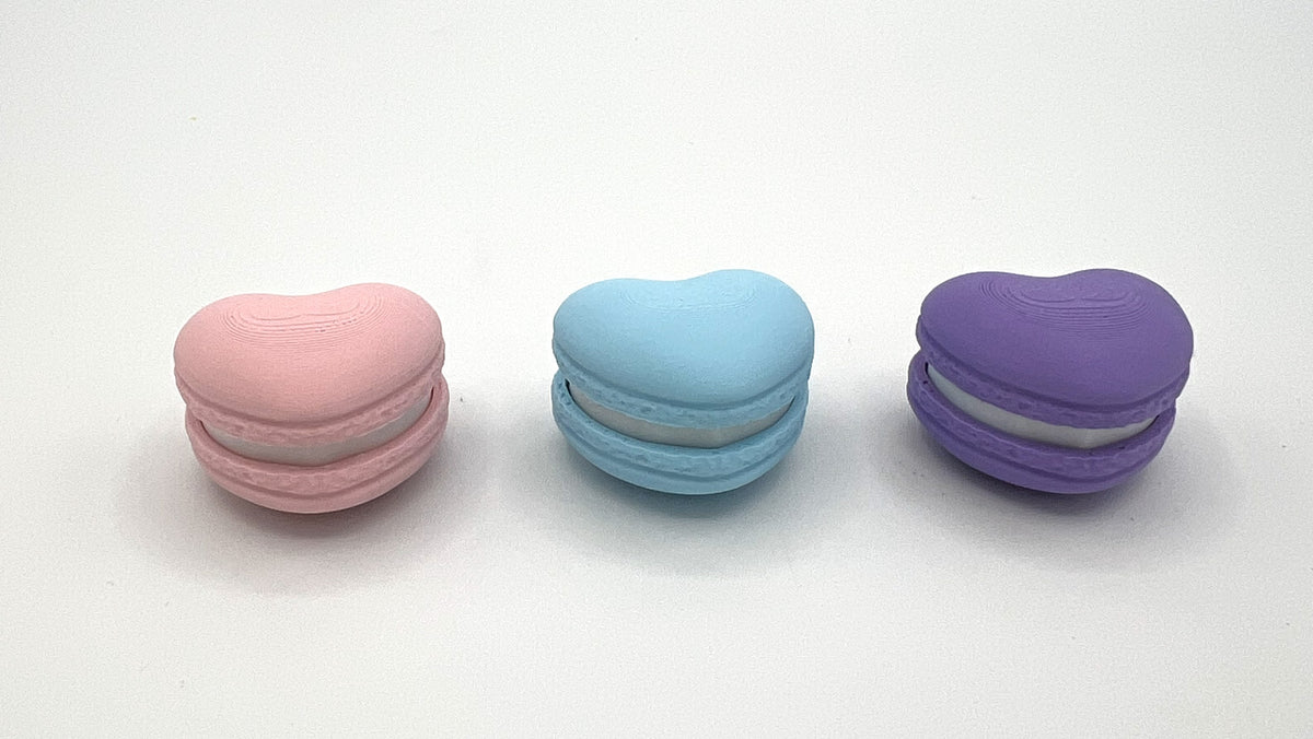 Macaron - Heart Macaron/ Clicker/ Toys/ Keychain/ Valentines