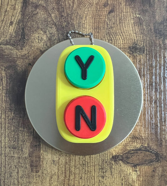 Yes and No Fidget Clicky | Excellent Gift for Kids | Keychain | Clicky| Fidget | Sensory Toy | Bluey | Party Favors