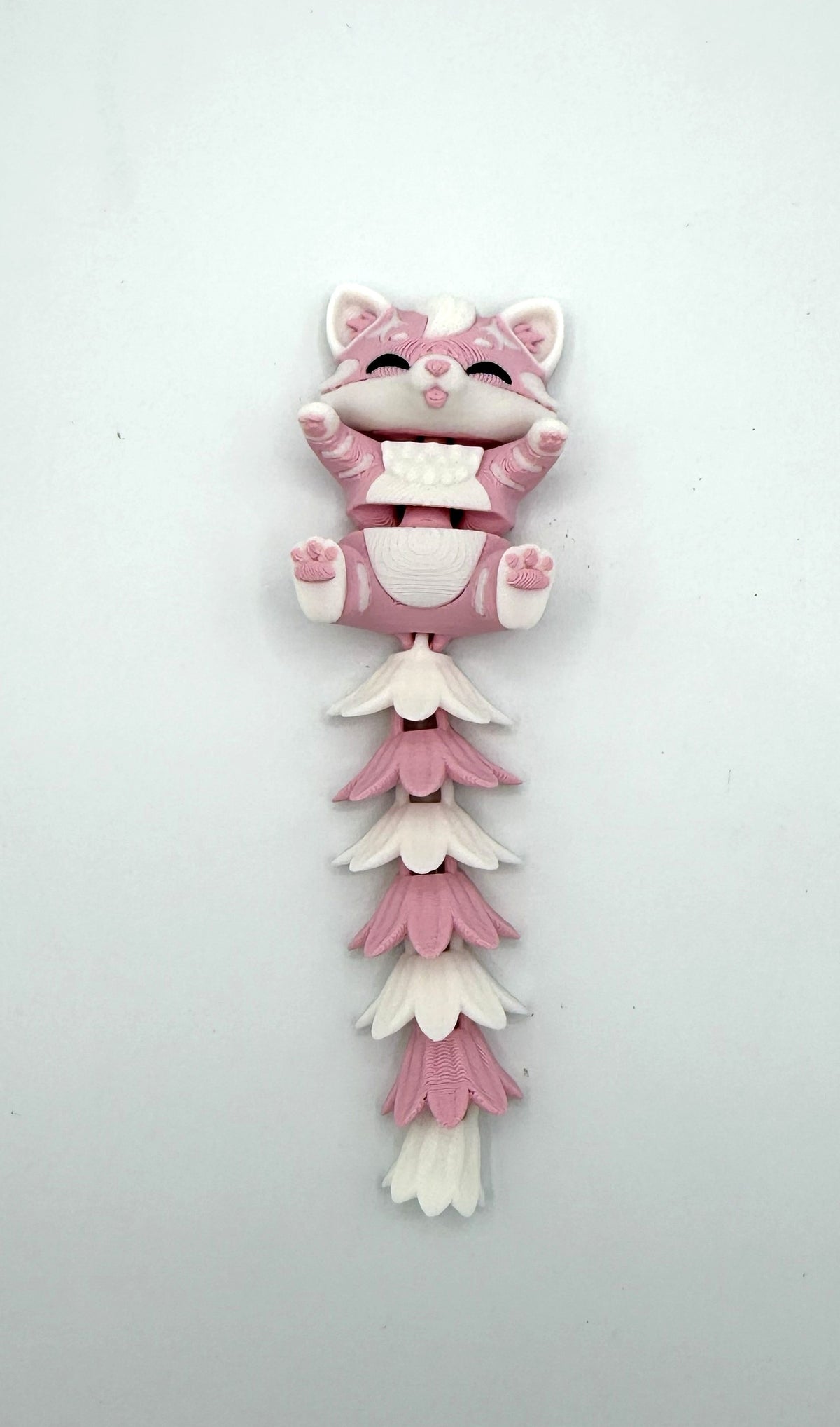 Fluffy Tail cute cat Toy / Keychain