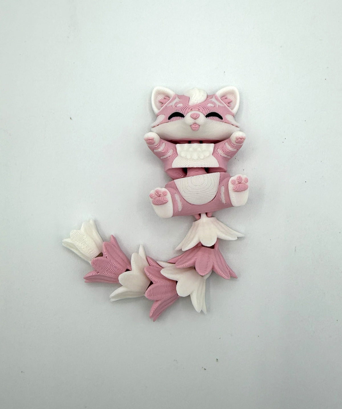 Fluffy Tail cute cat Toy / Keychain