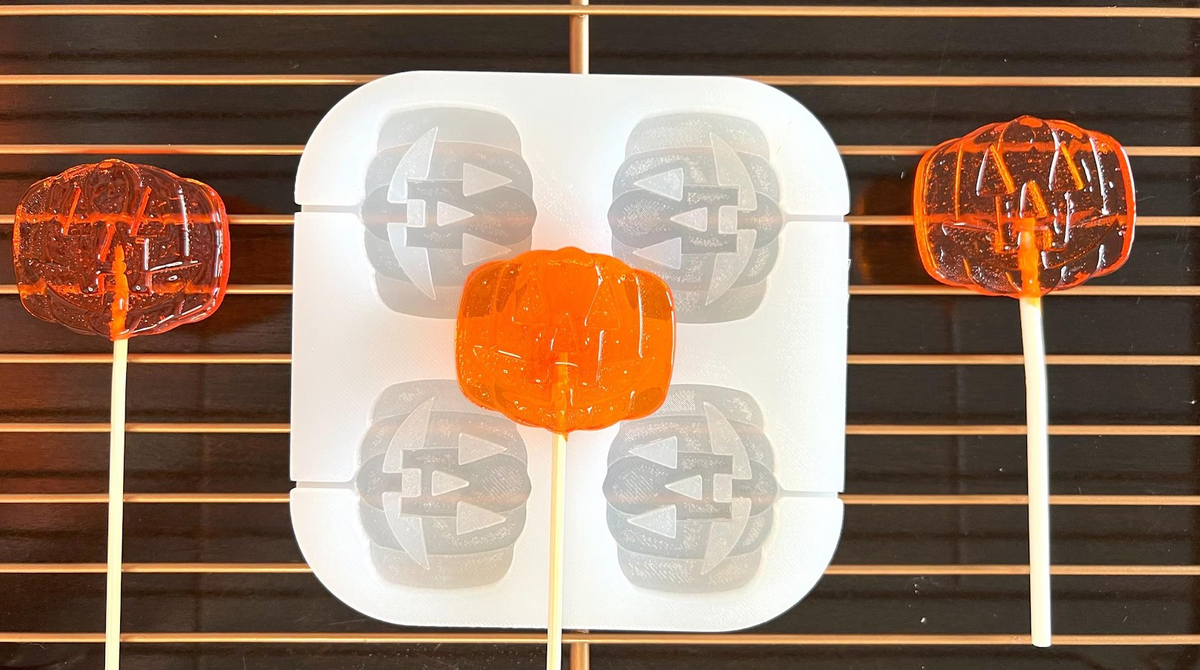 Silicone Mold #17 - Pumpkin