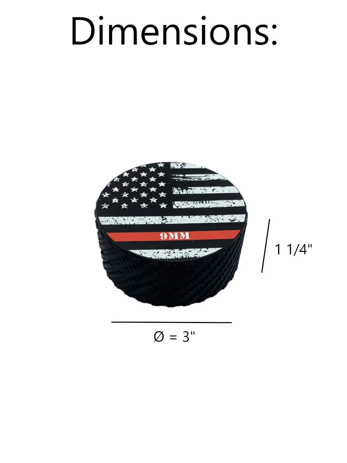 Pocket Ammo Puck Container - 9mm - 25 Rounds